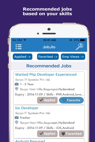 JobJio screenshot 2