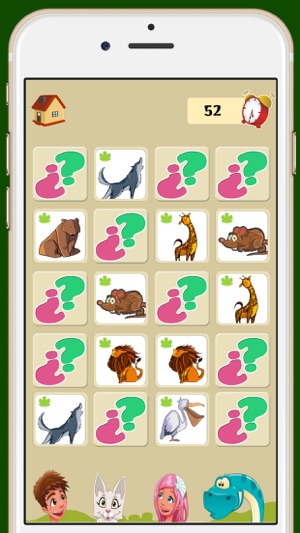 Animals memo games - Find the Pairs game for Kids(圖5)-速報App