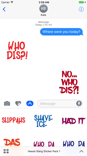 Hawaii Slang Sticker Pack 1(圖1)-速報App