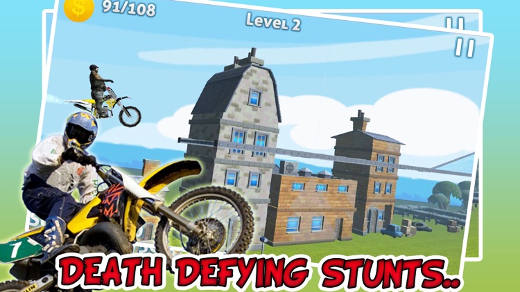 FreeStyle Tricky Stunt Bike 3D Simulator screenshot-3