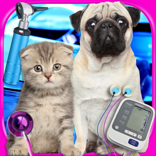 My Real Newborn Pet - Puppy & Kitten Care Games Icon