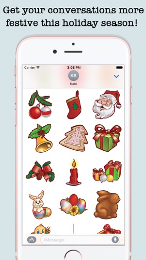 Animated Holidays Sticker Pack For iMessage(圖2)-速報App