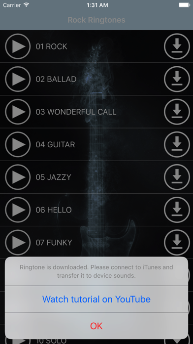 Rock Ringtones - Popular Music, Melodies & Sounds screenshot 4