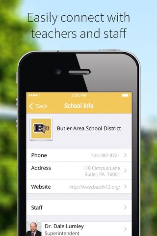 Butler Area School District screenshot 2