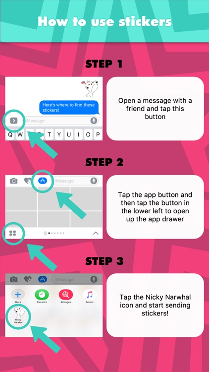 Nicky Narwhal stickers by LuYu Stickers