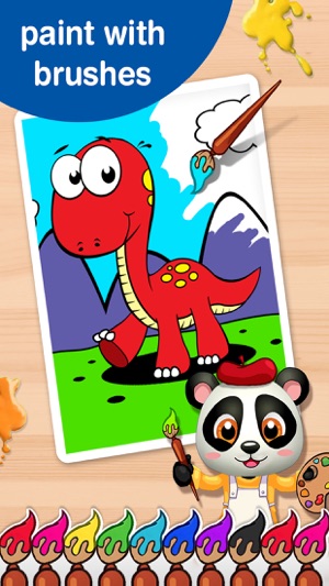 Baby Panda Paintbox - Coloring Games for