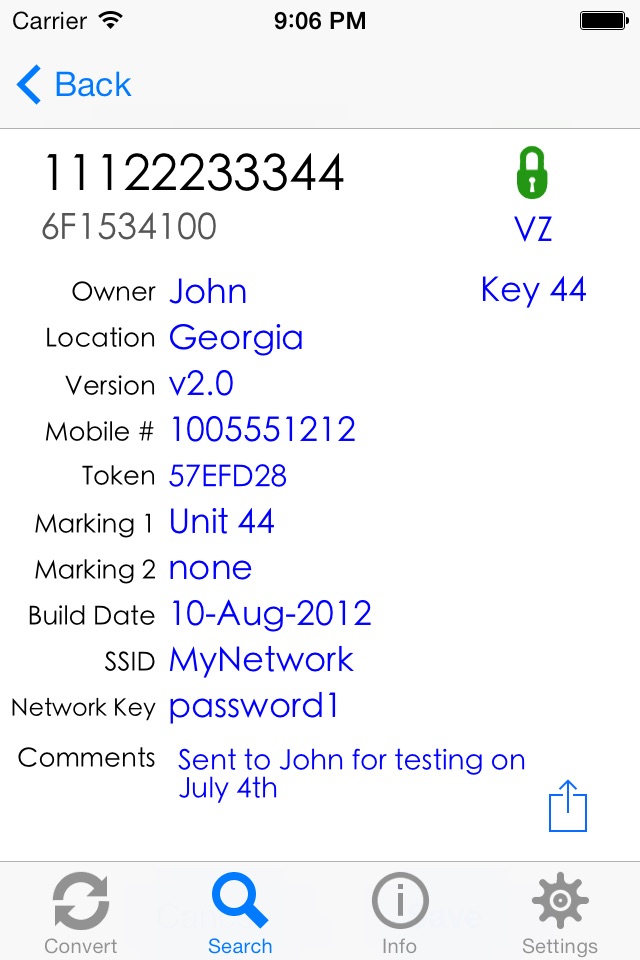 mobileID info screenshot 4