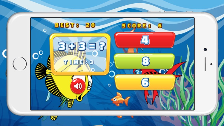 Sea  Animals Numbers - Fish Math Learning