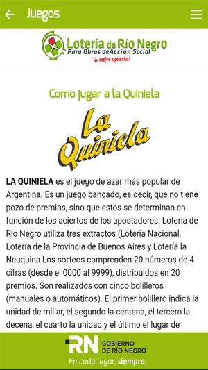 Loteria de Rio Negro(圖2)-速報App