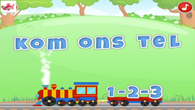 Getalle Trein - leer tel in afrikaans vir kleuters screenshot-0