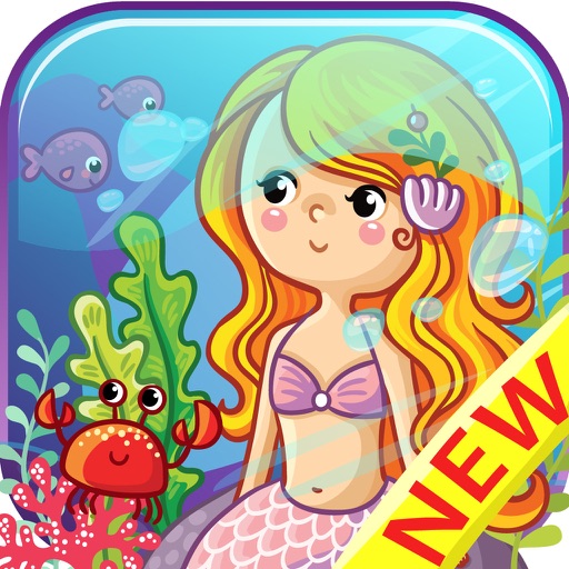 Mermaid party : Undersea adventure with match 3 Icon