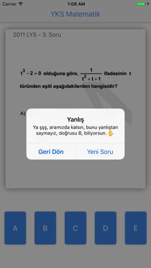 YKS Matematik Çıkmış Sorular(圖3)-速報App