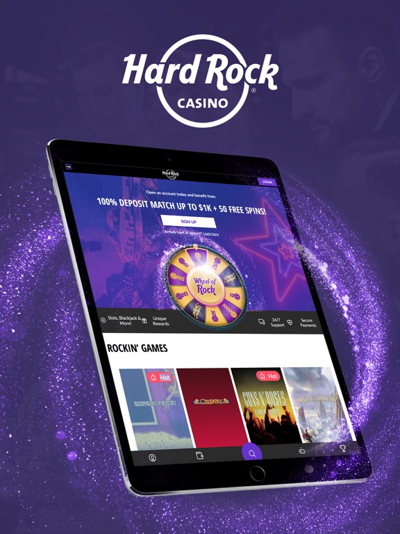 hard rock online casino logo