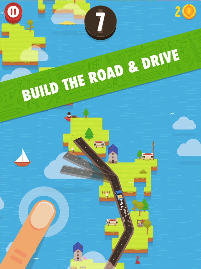 ‎Hardway - Endless Road Builder Screenshot