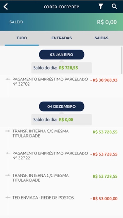 Banco Topázio screenshot 2