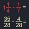 Fraction Math is exactly what the title says