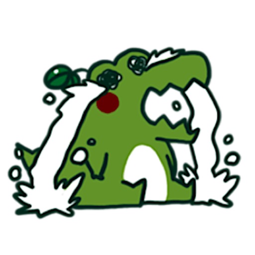 Small Crocodile Emoji Sticker