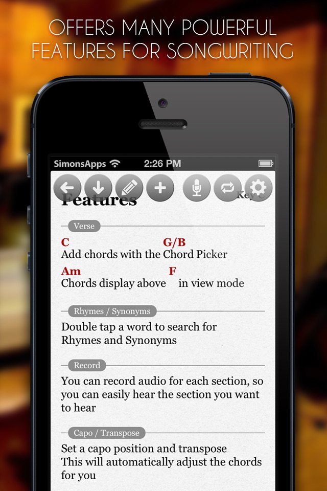 Song-Writer Lite: Write Lyrics screenshot 2