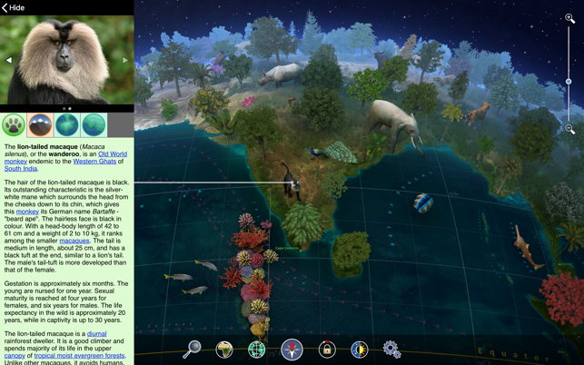 ‎Earth 3D - Animal Atlas Screenshot