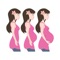 Capture your progression as your belly grows through the stages of pregnancy