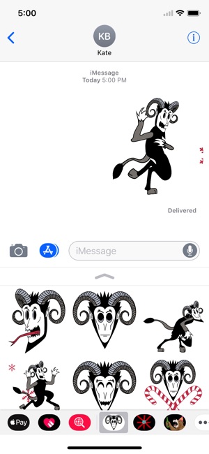 Krampus Stickers