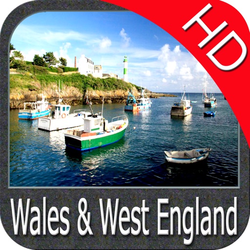 Marine Wales and West England HD GPS Map Navigator