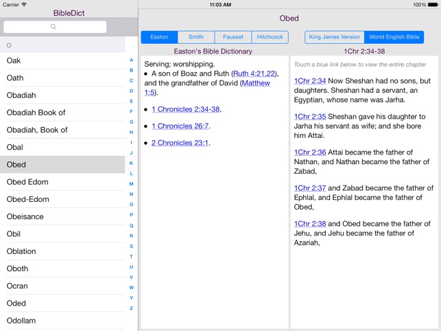 BibleDict for iPad(圖1)-速報App