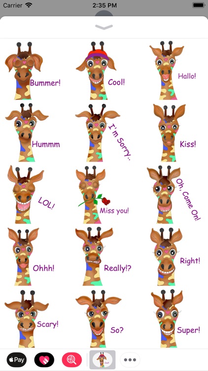 Giraffe Expressions