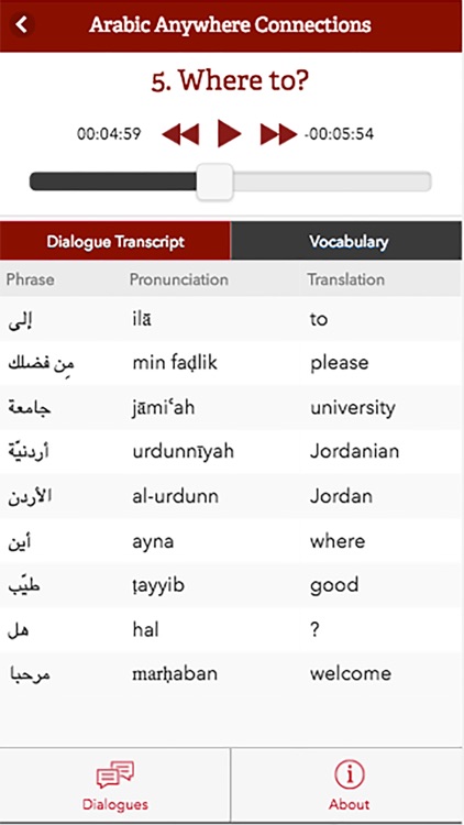 Arabic Anywhere Connections