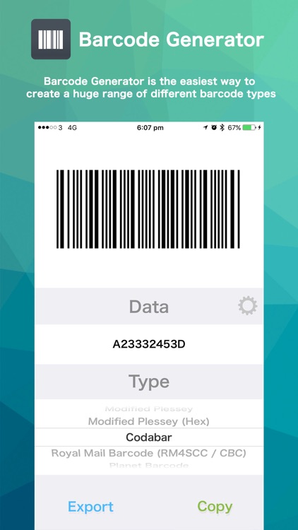 Barcode Generator / Creator
