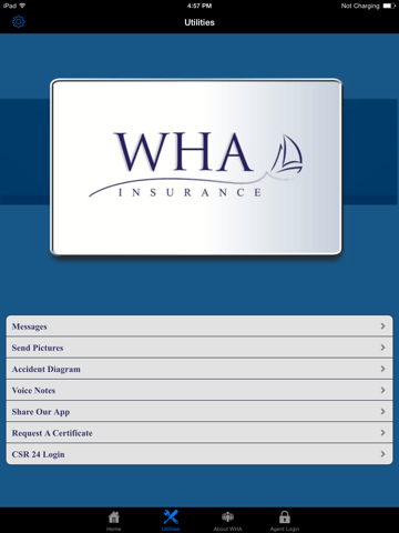 WHA Insurance for iPad screenshot 2