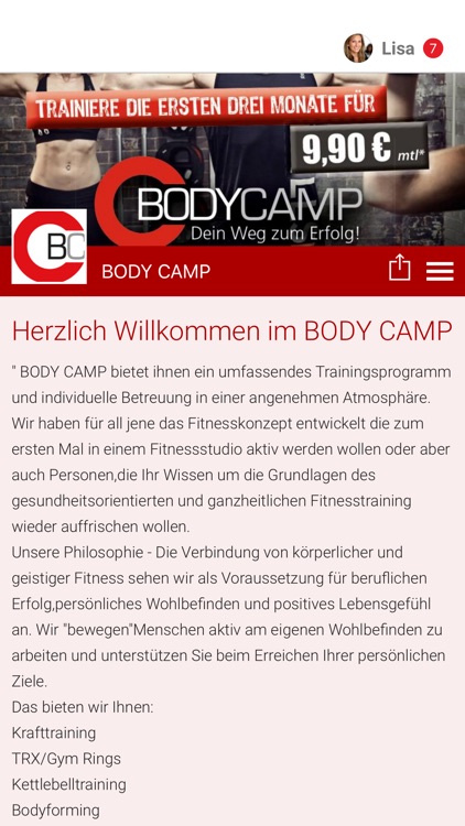 BODY CAMP