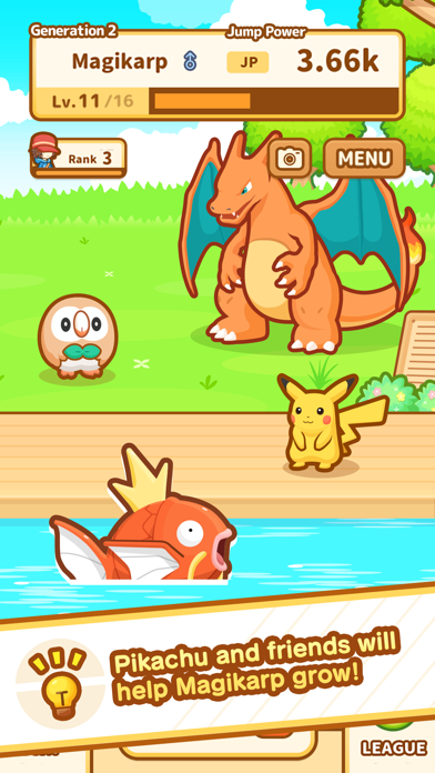 Pokemon Magikarp Jump By The Pokemon Company Ios アメリカ合衆国 Searchman アプリマーケットデータ - get eaten by derpy pikachu roblox a very hungry pikachu