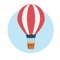 Icon Riseup - Rise color balloon up