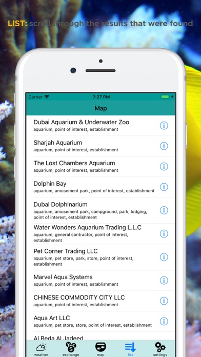 حوض السمك في دبي screenshot 2