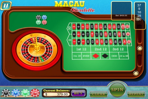 Macau Roulette - Casino Style screenshot 4