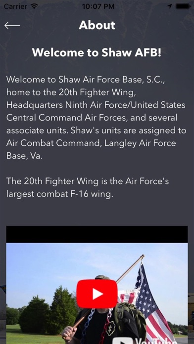 Shaw Air Force Base screenshot 2