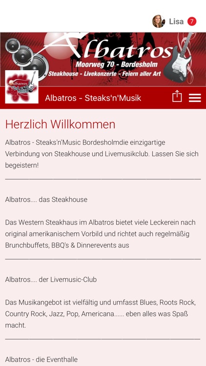 Albatros - Steaks'n'Musik