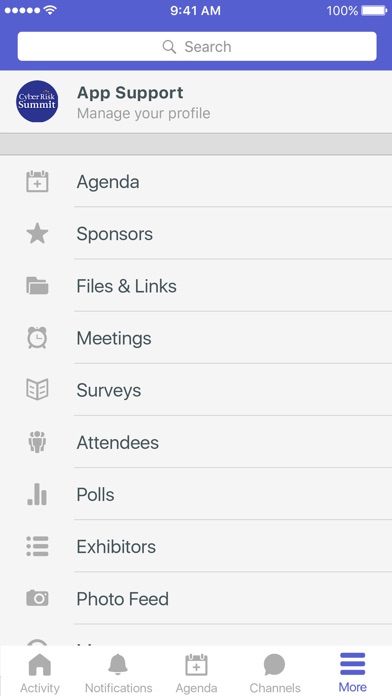 NetDiligence Events screenshot 2