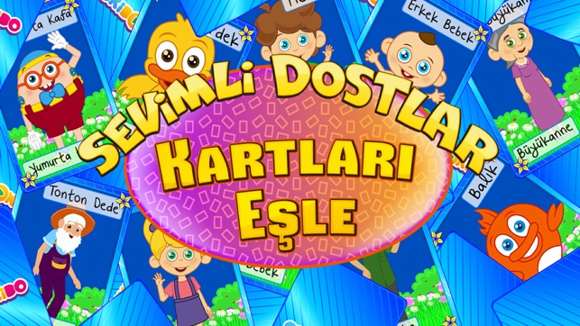 Sevimli Dostlar Kartları Eşle