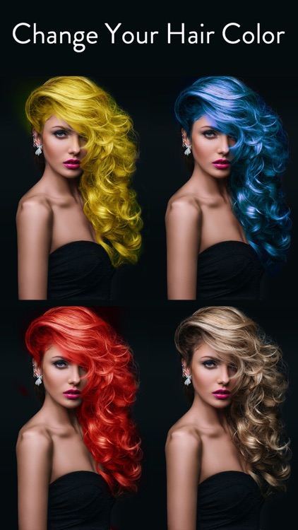 Hair Color Dye - Switch Hairstyle, Face Pic Makeup