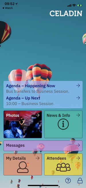 Celadin Event Attendee App