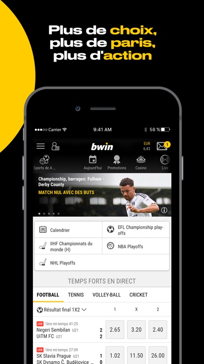 bwin Paris Sportifs en Ligne