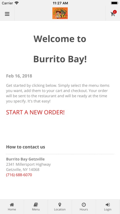 Burrito Bay App Orders