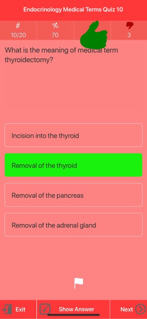 Endocrinology Terminology Quiz(圖3)-速報App