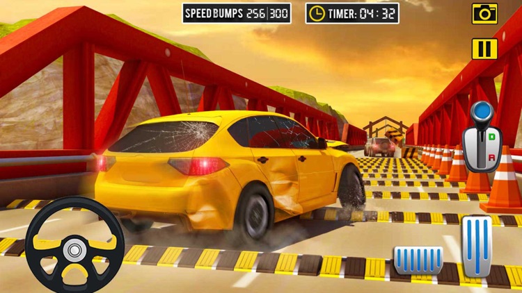 Speed Bump Car Crash Derby 3D screenshot-3