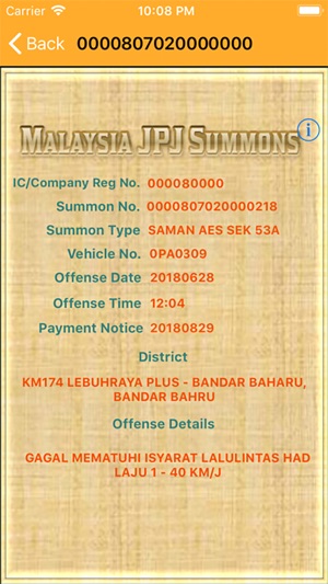 Malaysia JPJ Summons(圖3)-速報App