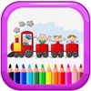 Magic Train Games Coloring Book Education