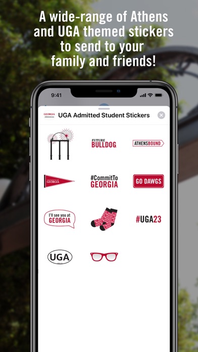 UGA Admitted Student Stickers screenshot 2