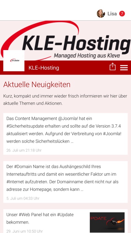 KLE-Hosting